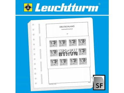 Předtištěné listy LEUCHTTURM SF - Německo 2000-2009, na sady známek