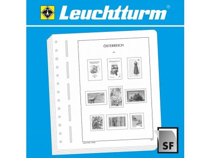 Předtištěné listy LEUCHTTURM - Rakousko 2010-2014