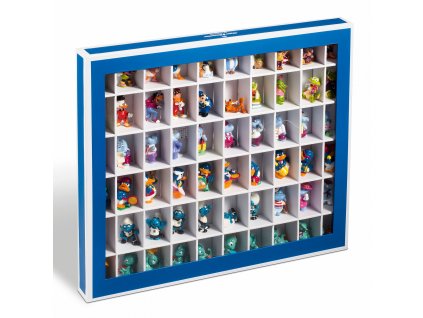 Box KINDER na 60 figurek Kinder Suprice - 50×36×33 mm, modrá