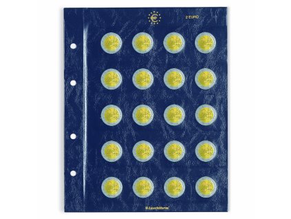 Listy VISTA, na 10 německých pamětních 5€ mincí - 2 kusy v balení 