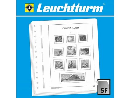 Předtištěné listy LEUCHTTURM - Švýcarsko 2016