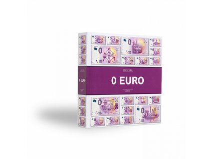 Album s potiskem, na 200 bankovek ze série "Euro Souvenir" 