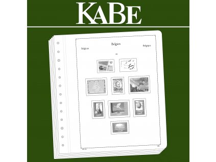 Předtištěné listy KABE OF - Belgie 2019