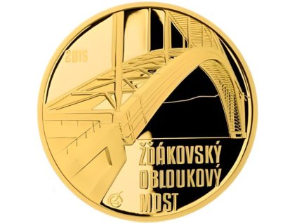 Žďákovský most Zlatá mince 5000 Kč 1