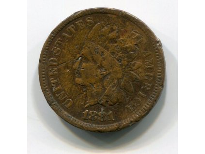 USA. 1 cent 1881.