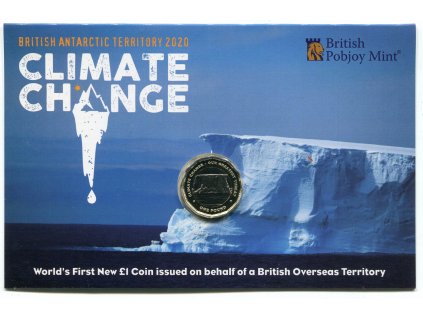 GIBRALTAR. 1 pound 2021. Climate Change.