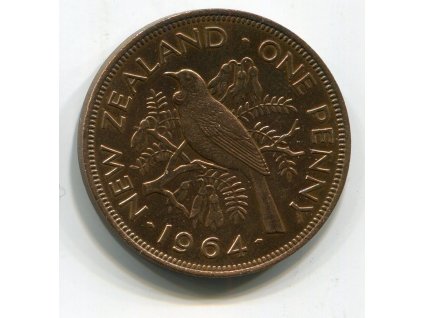 NOVÝ ZÉLAND. 1 penny 1964.