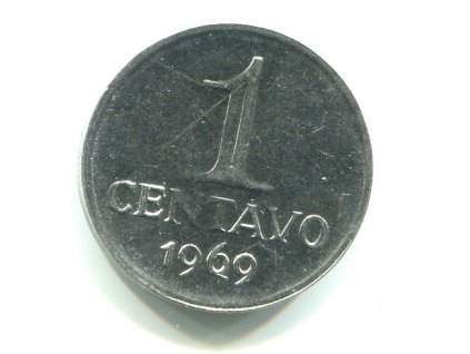 BRAZÍLIE. 1 centavo 1969.