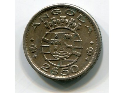 ANGOLA. 2 1/2 escudos 1967.