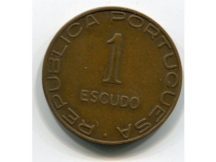MOSAMBIK. 1 escudo 1945.