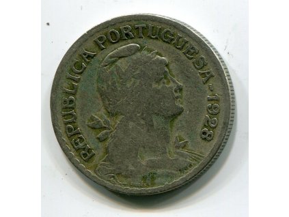 PORTUGALSKO. 1 escudo 1928.