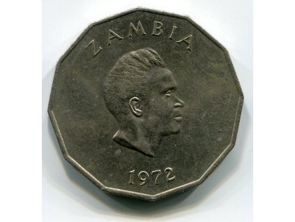 ZAMBIE. 50 ngwee 1972.