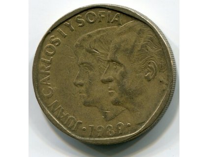 ŠPANĚLSKO. 500 pesetas 1989.