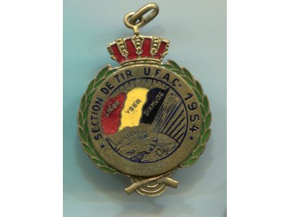 BELGIE. Section de Tir U.F.A.C. 1954. Concours Militaire. Liége. Yper. Dixmude.