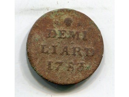 Josef II. 1/2 liard 1783 / Bruxelles. (pro Lucembursko).