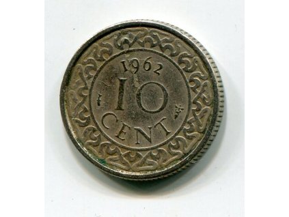 SURINAM. 10 cent 1962.
