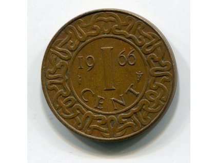 SURINAM. 1 cent 1966.