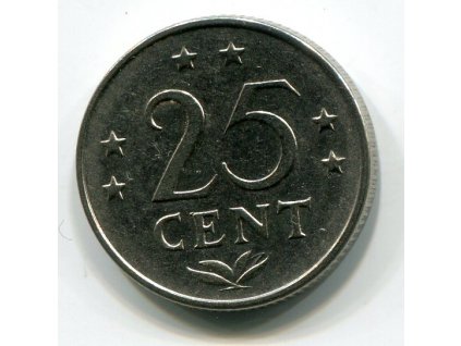 Nizozemské Antily. 25 cents 1971.