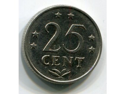 Nizozemské Antily. 25 cents 1971.