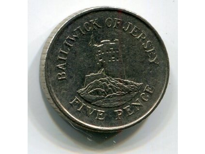 JERSEY. 5 pence 1993.