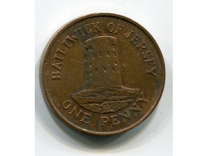 JERSEY. 1 penny 1986.