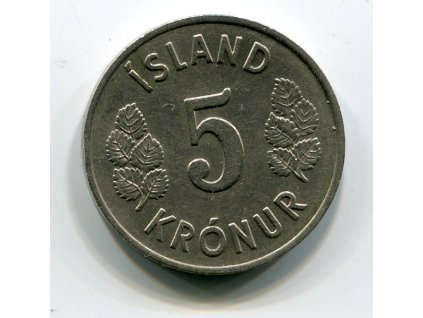 ISLAND. 5 krónur 1969.