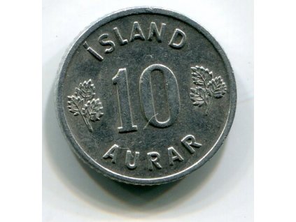 ISLAND. 10 aurar 1973.