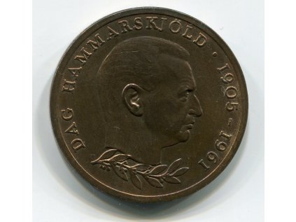 DÁNSKO. Dag Hammarskjöld. 1905 - 1961. Danmarks U-Landshjaelp 1962.