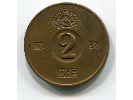 ŠVÉDSKO. 2 öre 1956.