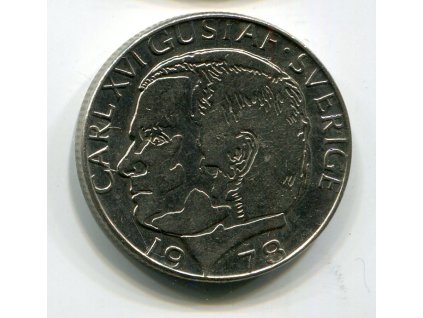 ŠVÉDSKO. 1 krona 1978. KM-852