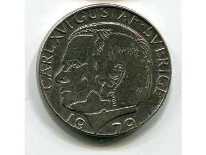 ŠVÉDSKO. 1 krona 1979.