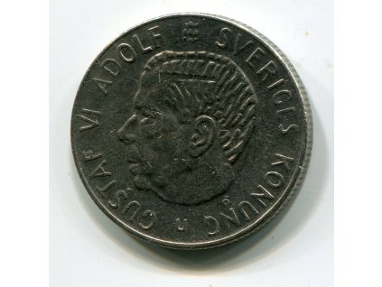 ŠVÉDSKO. 1 krona 1973.