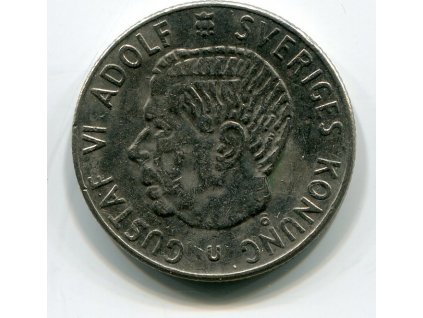 ŠVÉDSKO. 1 krona 1971.