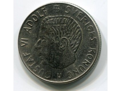 ŠVÉDSKO. 1 krona 1973.