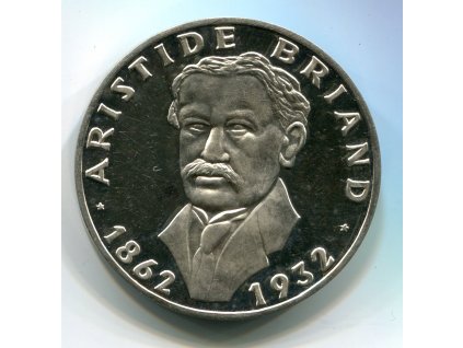 FRANCIE. BRIAND, Aristide 1862-1932. Šestinásobný premíér Francie.