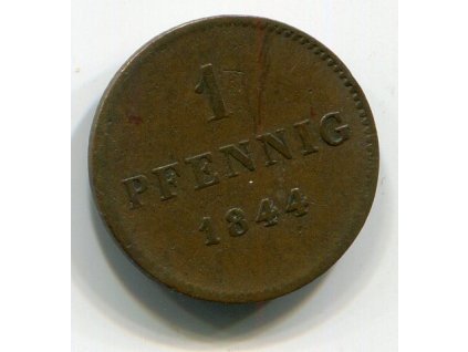 BAYERN. 1 Pfennig 1844.