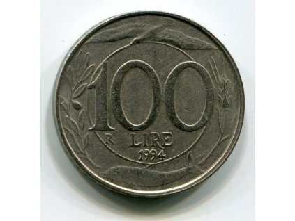 ITÁLIE. 100 lire 1994.