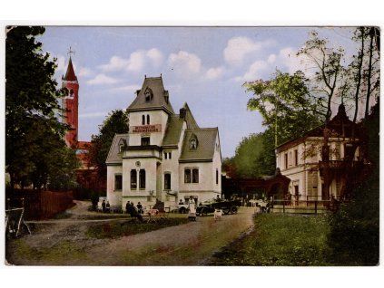 DUBÍ / Ober Eichwald. Waldschlösschen-Restaurant. 1917.