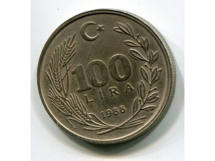 TURECKO. 100 lira 1988.