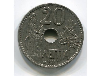 ŘECKO. 20 lepta 1912. KM-64