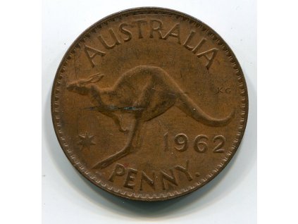 AUSTRÁLIE. 1 penny 1962.