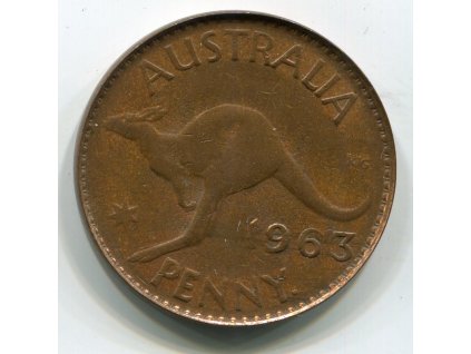 AUSTRÁLIE. 1 penny 1963.