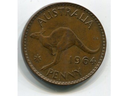 AUSTRÁLIE. 1 penny 1964.