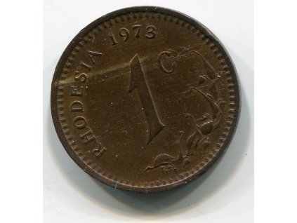 RHODÉSIE. 1 cent 1973.