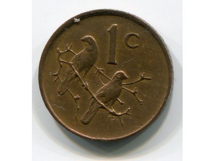 JIHOAFRICKÁ REPUBLIKA. 1 cent 1986.