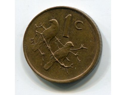 JIHOAFRICKÁ REPUBLIKA. 1 cent 1987.