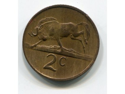 JIHOAFRICKÁ REPUBLIKA. 2 cents 1977.