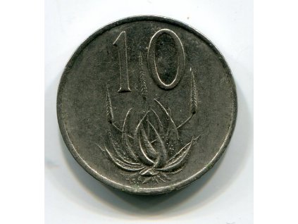 JIHOAFRICKÁ REPUBLIKA. 10 cents 1985.