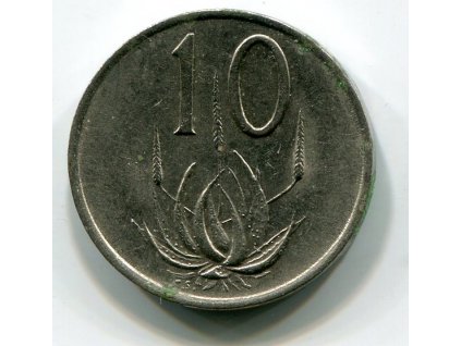 JIHOAFRICKÁ REPUBLIKA. 10 cents 1987.