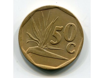 JIHOAFRICKÁ REPUBLIKA. 50 cents 1993.